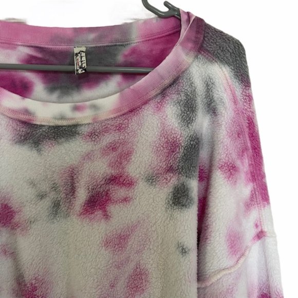 NEW Free People Kelly Washed Tie-Dye Sweatshirt - Picture 5 of 16